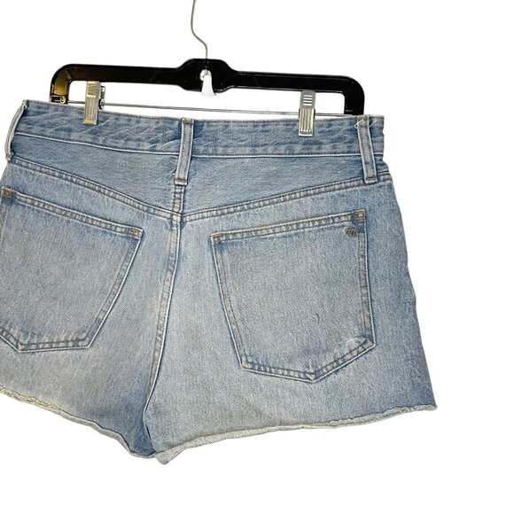 Madewell Relaxed Denim Shorts in Renfield Wash: Destructed Edition Size 27 - Picture 6 of 10